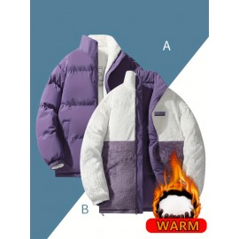 1pc Double-Sided Outdoor Jacket Women'S Fashion Large Size Women'S Clothing  New Autumn And Winter Outdoor Jacket Loose Top Large Size Women'S Versatile Fashion Casual Large Size Outdoor Double-Sided Soft Shell Jacket