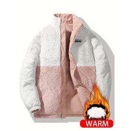 Reversible Chic Plus Size Women's Jacket - Casual Long Sleeve, Zip-Up Outerwear with Pockets for Fall & Winter