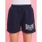 Women's Navy Soft Fleece Casual Active Sweat Shorts - New York Brooklyn Design, All-Season Comfort